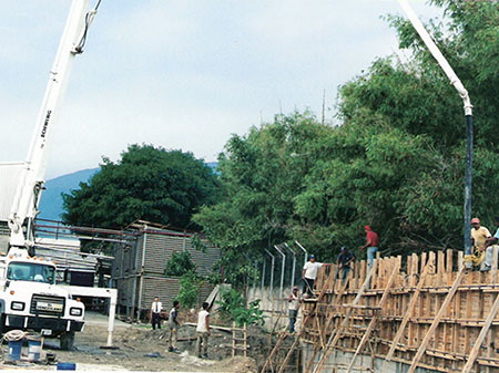 muro de protección de inundación